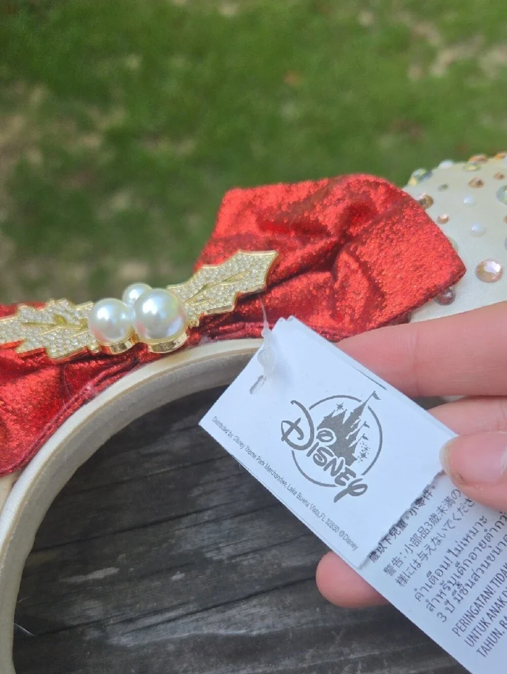 Disney x BaubleBar Holiday Minnie Ear Headband